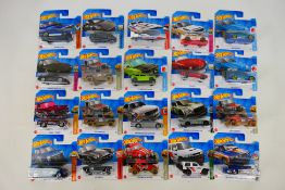Mattel - HotWheels - A collection of 20 HotWheels vehicles from the 2022 range including