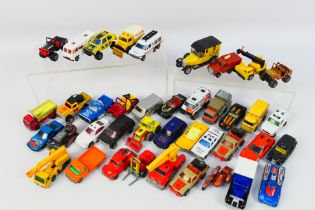 Matchbox - Corgi - A selection of approximately 40 unboxed predominantly matchbox diecast model