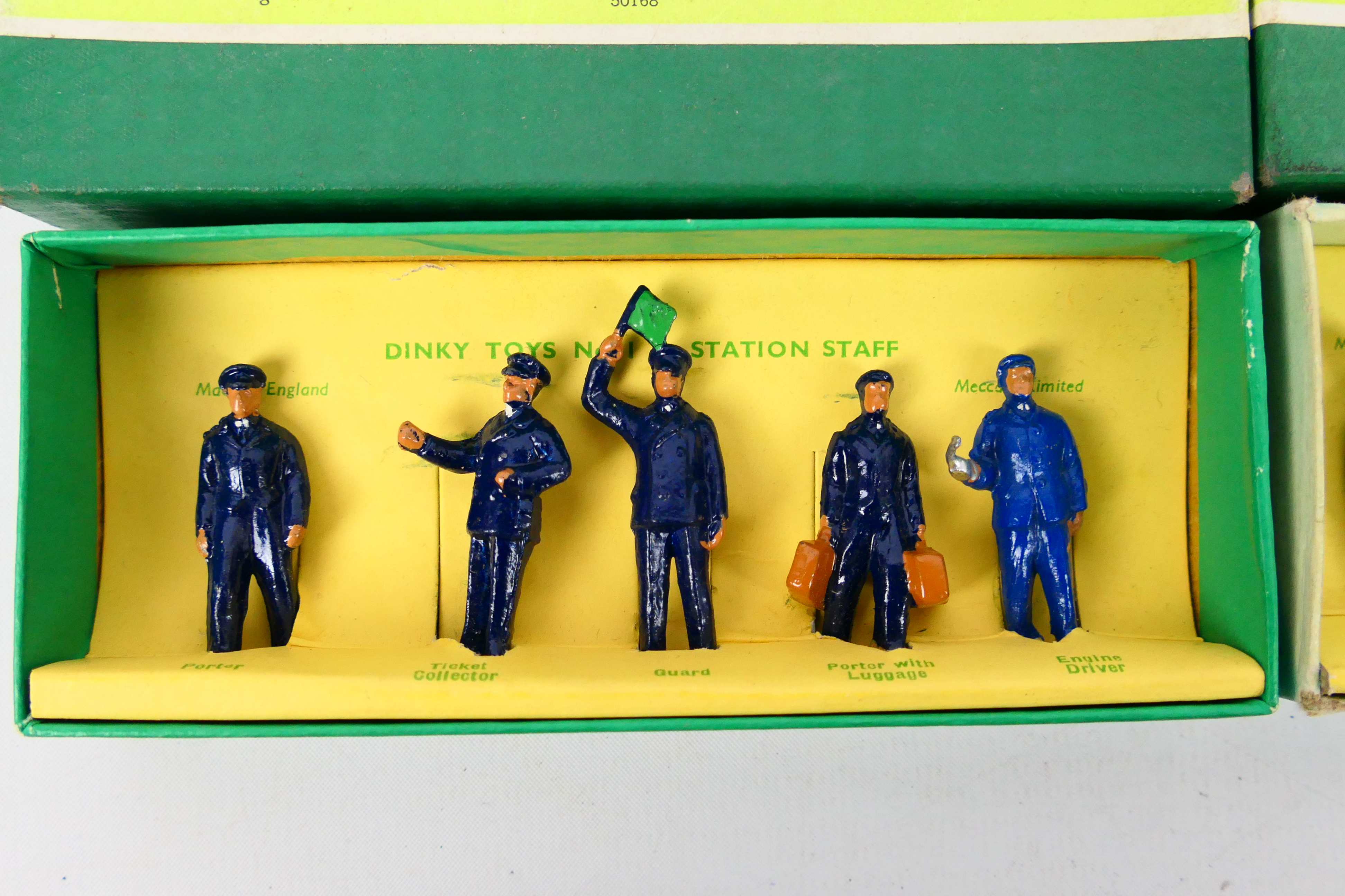Dinky - Meccano - Model Railways - Three boxed Dinky O gauge figure sets comprising of Station - Image 2 of 5