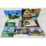 Airfix - Trumperer - Revell - A collection of three plastic kits including 1/72 Scale CH-47D