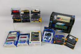 Cararama - Oxford - Schuco - A collection of 1/72 scale diecast vehicles in both cases and boxes