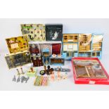 Hickleton Collectors - A collection of mostly boxed and unused Hickleton dolls house furniture