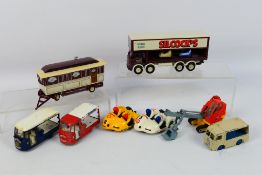 Corgi - Spot-On - Dinky - Scalextric - A collection of unboxed vehicles including 2 x Spot On Milk