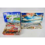 Airfix - Revell - 5 x boxed model kits including Laker DC10 Skytrain in 1:144 scale,