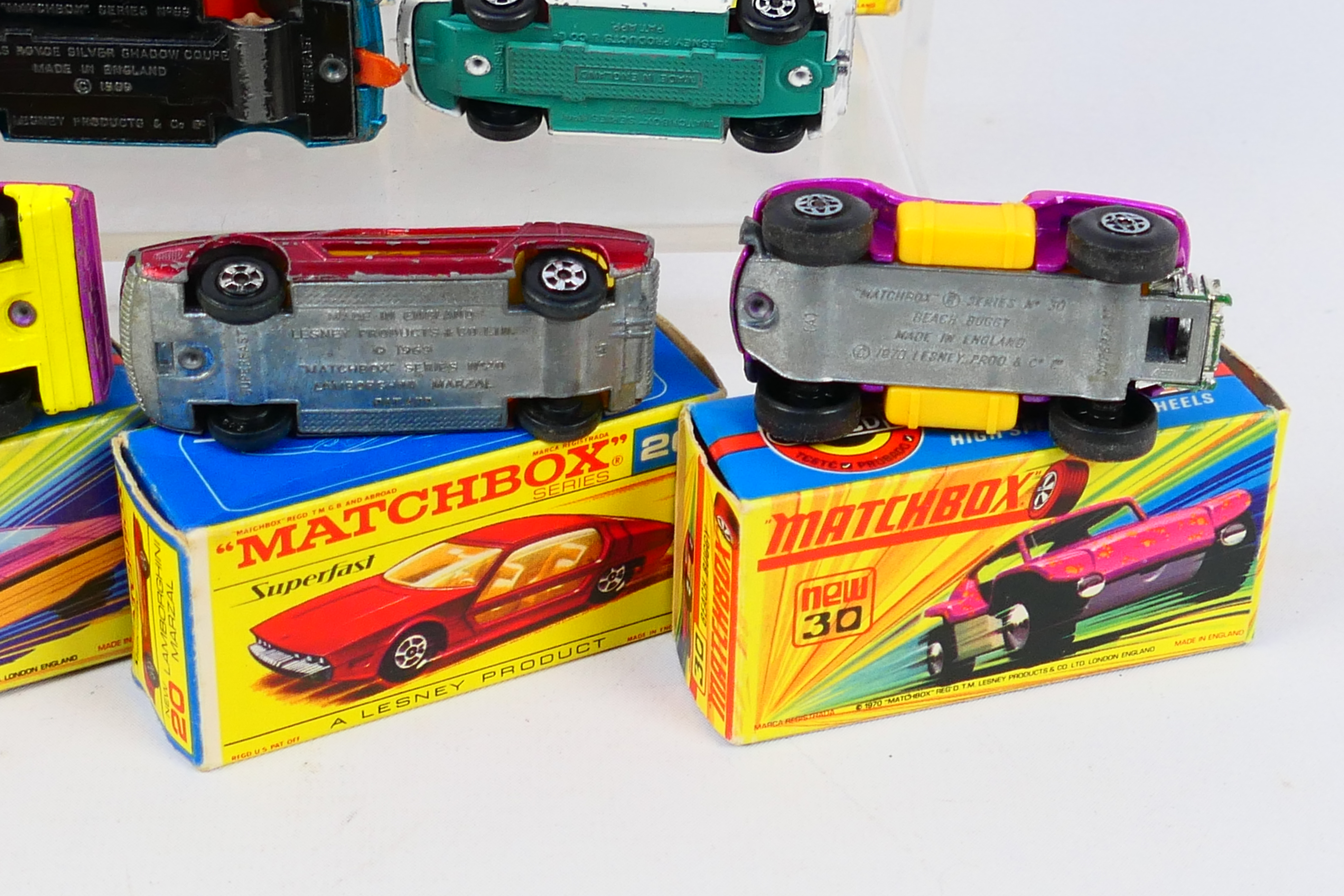 Matchbox - Superfast - 10 x boxed models including, Lamborghini Miura # 33, Ferrari Berlinetta # 75, - Image 10 of 10