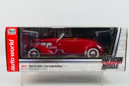 Auto World - A boxed 1:18 scale Auto World #AMM1014/06 'Road & Track' 1937 Cord 812 Convertible.