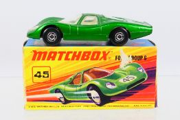 Matchbox Superfast - A boxed Matchbox Superfast 45A Ford Group 6.