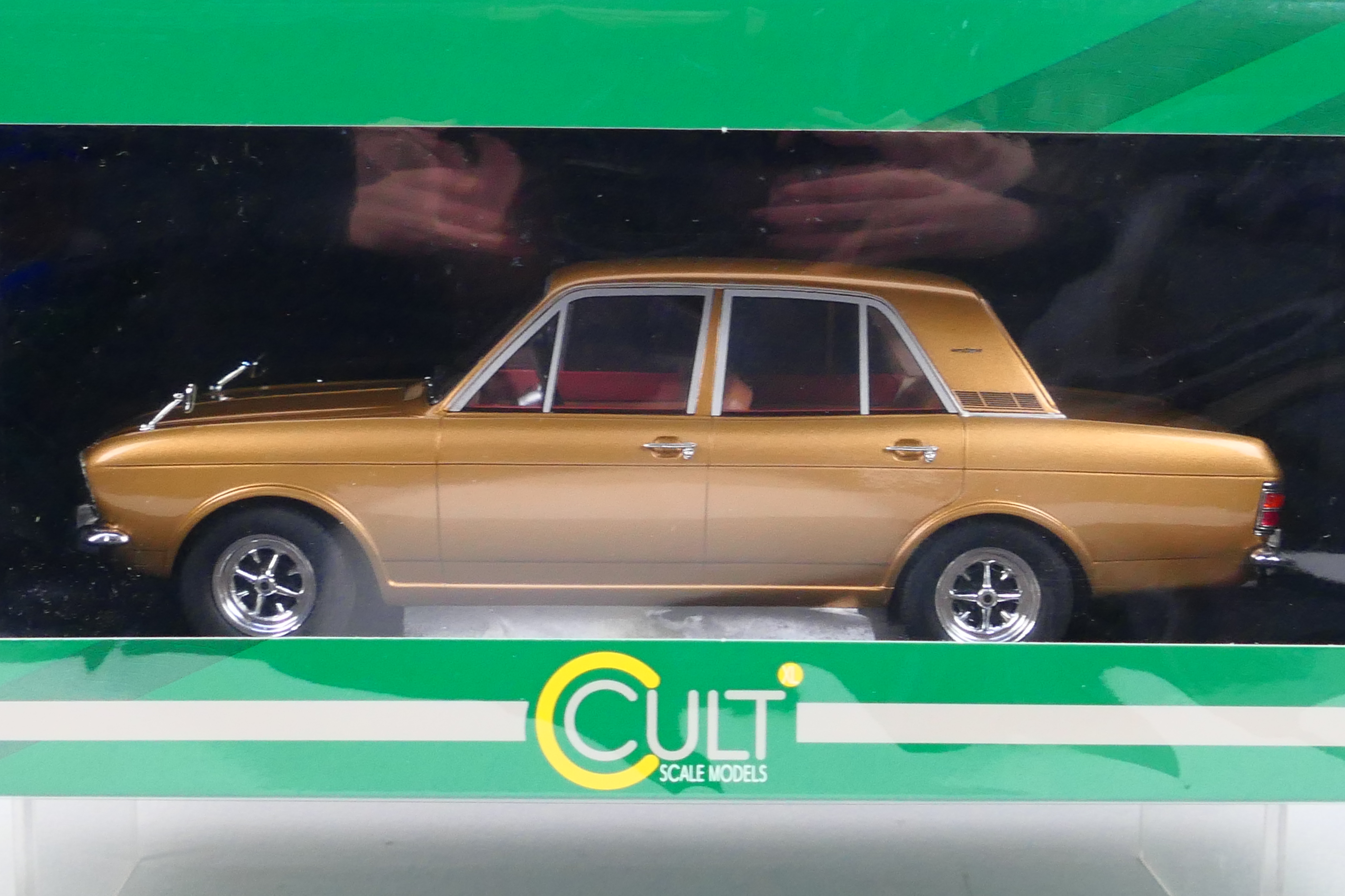 Cult Scale Models - A boxed 1:18 scale Cult Scale Models #CML048-1 1970 Ford Cortina 1600E. - Image 2 of 3