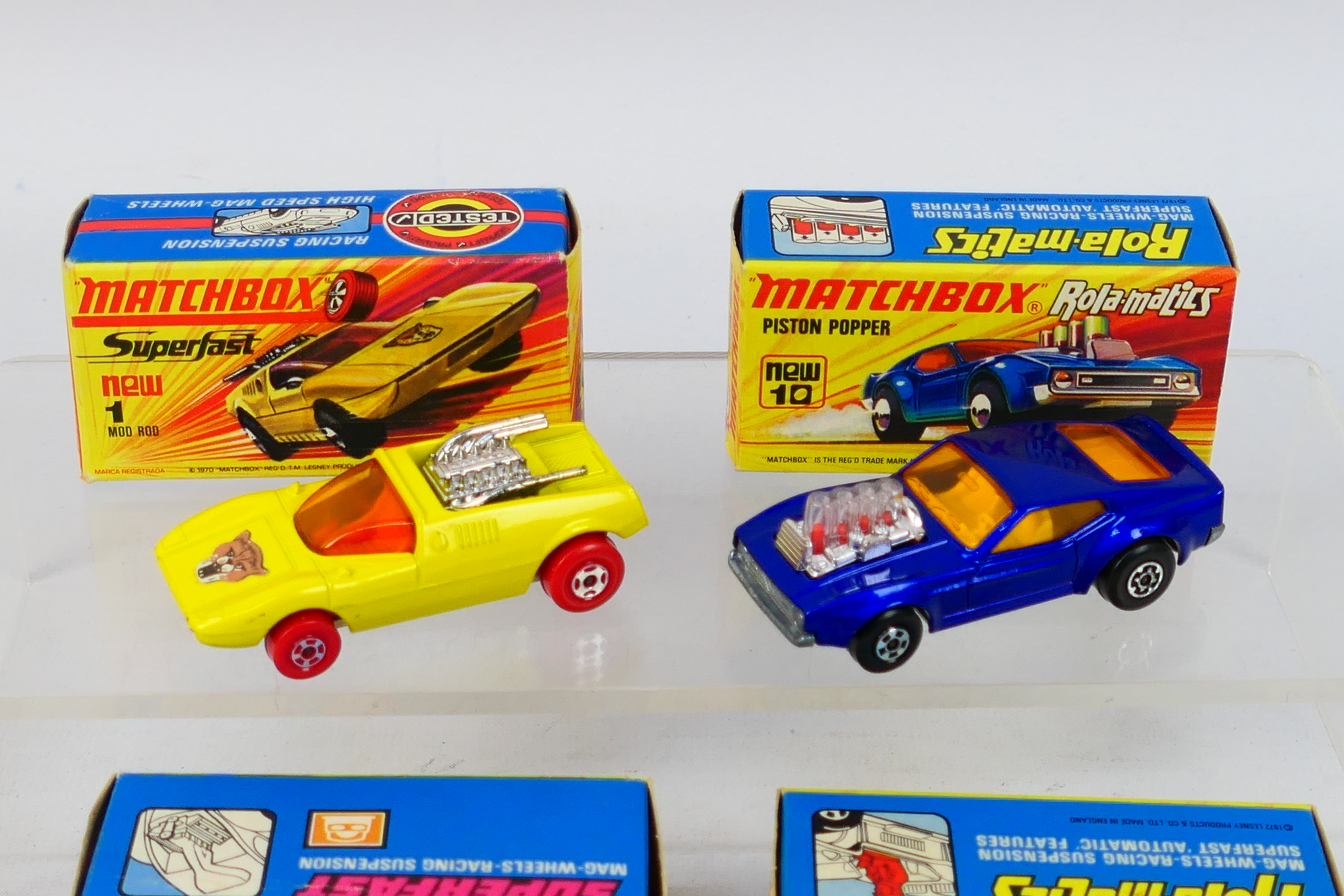 Matchbox - Superfast - 4 x boxed models, Rolamatics Piston Popper # 10, - Image 3 of 5