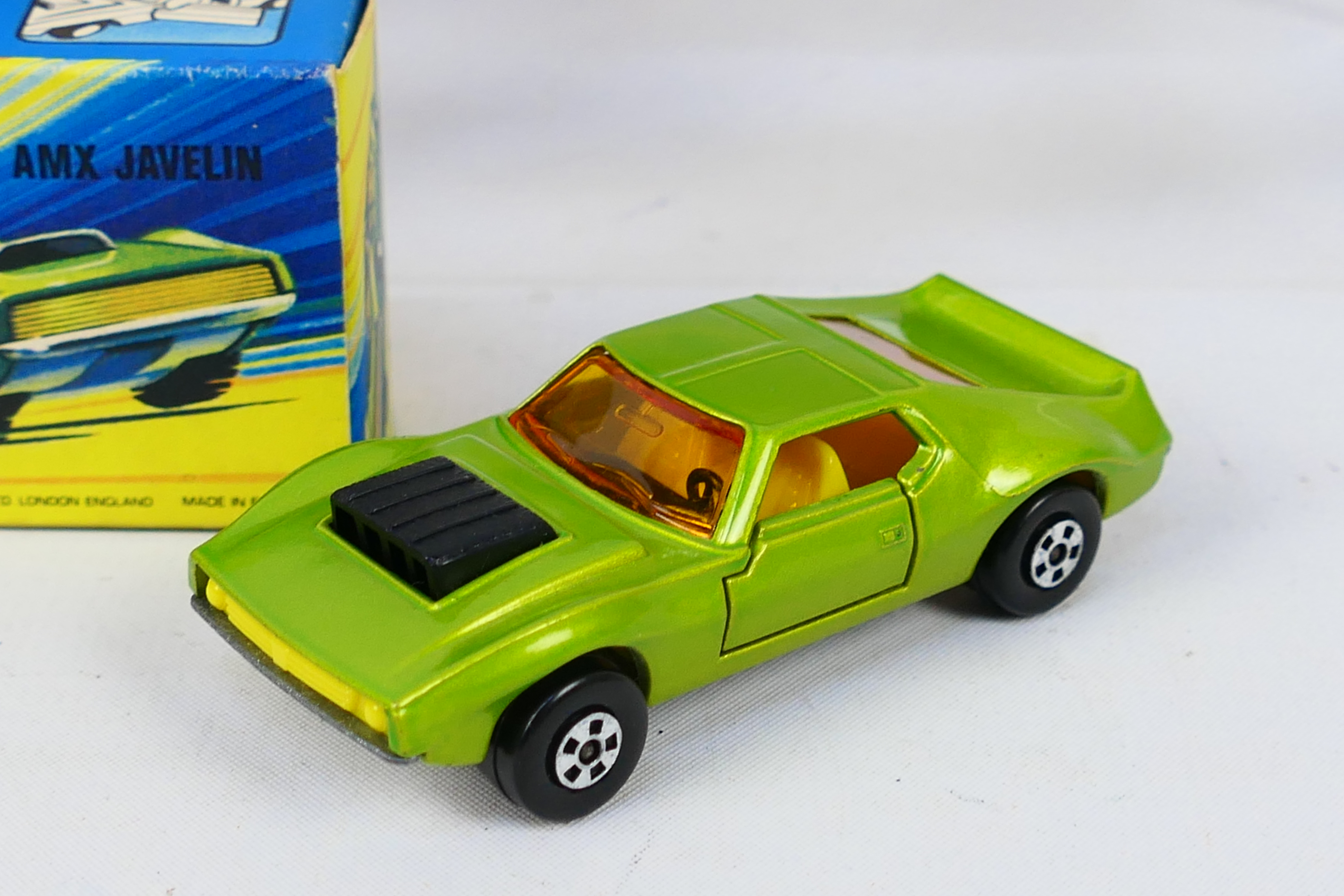 Matchbox - Superfast - 3 x boxed models, AMX Javelin # 9, Blue Shark # 61 and Renault 17TL # 62. - Image 4 of 6