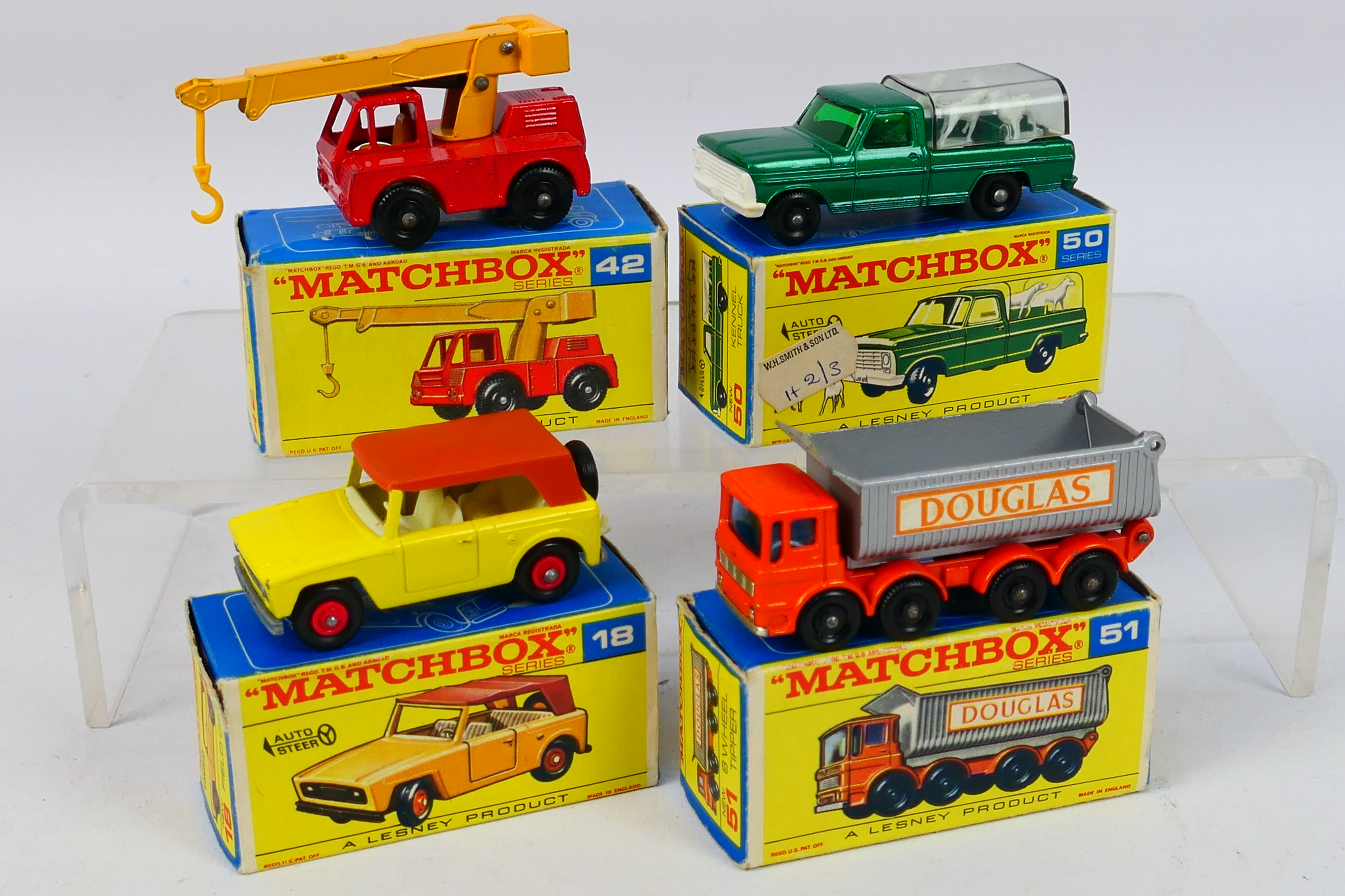 Matchbox - Regular Wheels - 4 x boxed models, Field Car # 18,