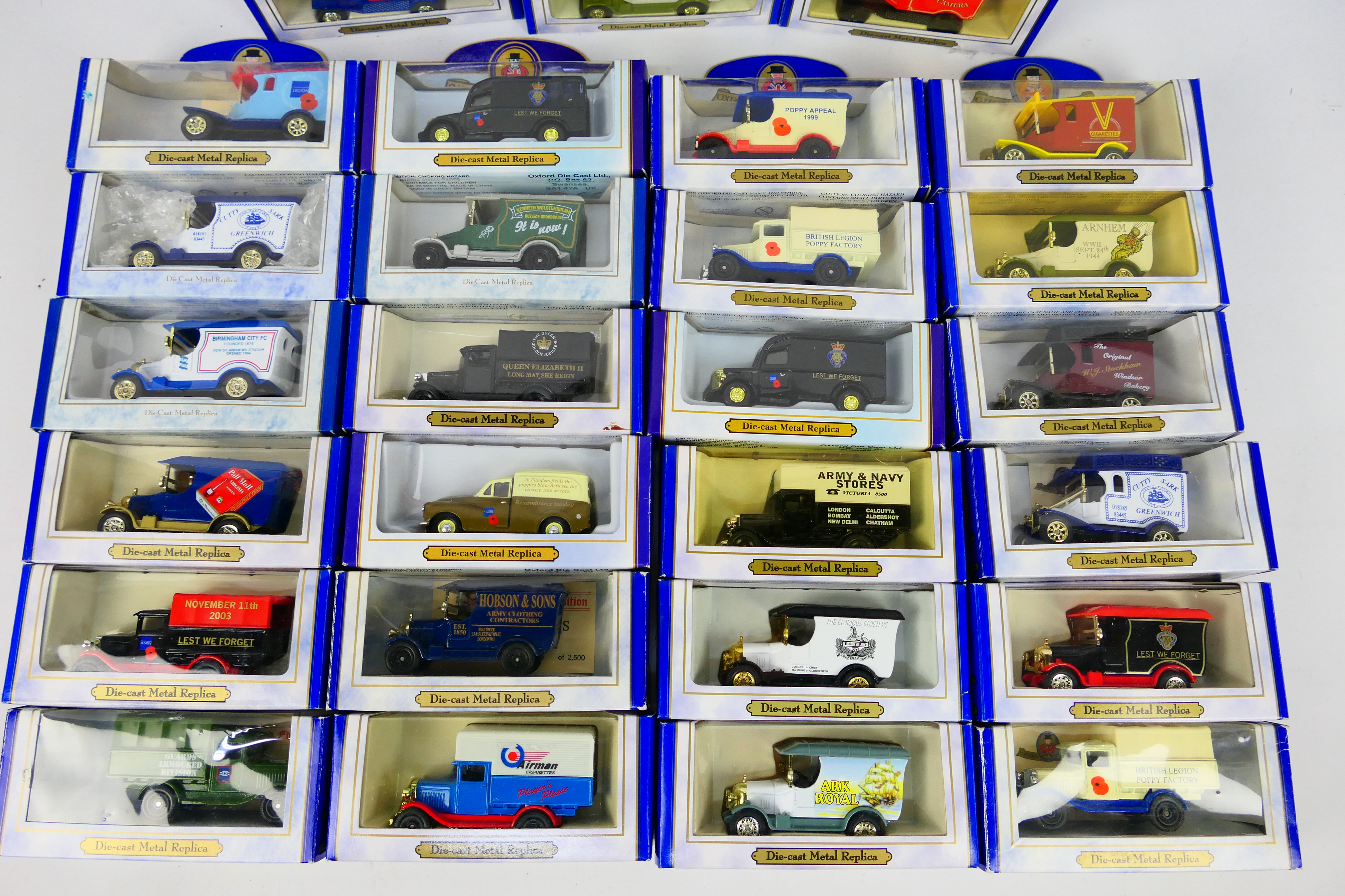 Oxford Diecast - A collection of 30 Oxford Diecast Metal replica vehicles including Road Tax Camera, - Image 2 of 3