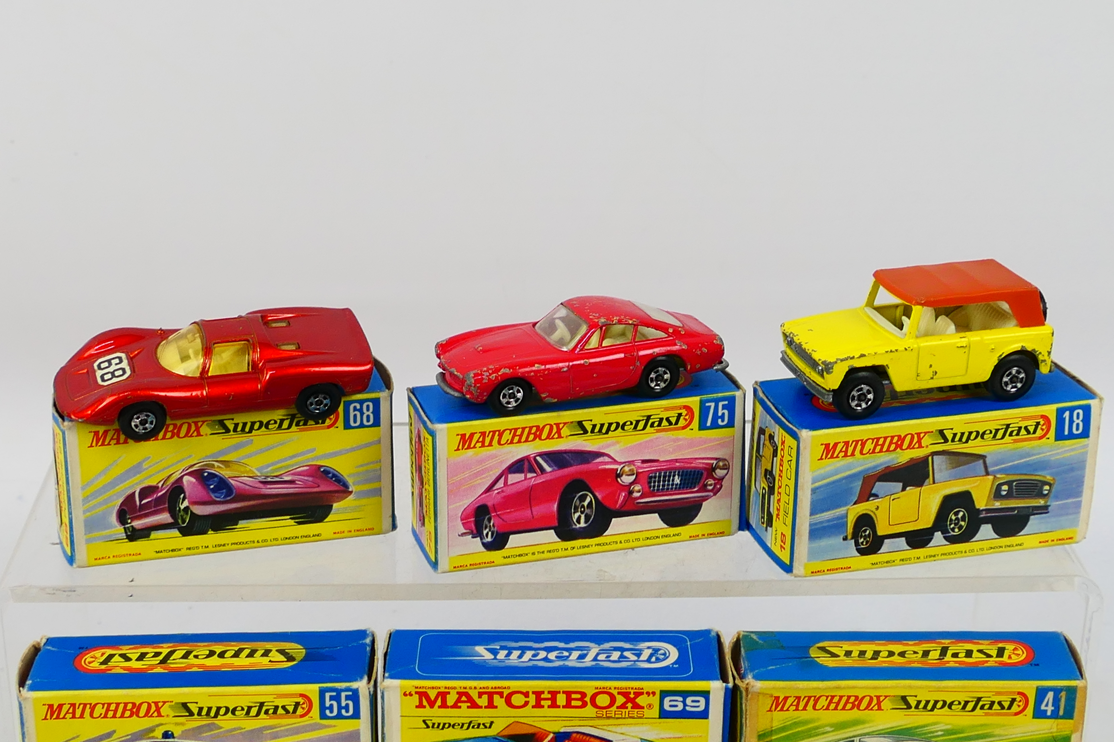 Matchbox - Superfast - 10 x boxed models including, Lamborghini Miura # 33, Ferrari Berlinetta # 75, - Image 2 of 10