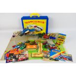 Matchbox - A Matchbox 48 x car Carry Case with 4 x trays, a collection of play worn vehicles,
