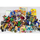 Bandai - Corgi - Mattel - Marx - Others - A large mainly unboxed collection of vintage action