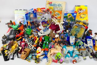 Bandai - Corgi - Mattel - Marx - Others - A large mainly unboxed collection of vintage action