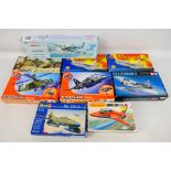 Airfix - Tamiya - Guillow's - Revell - A collection of boxed model kits including BAC Lightning F3