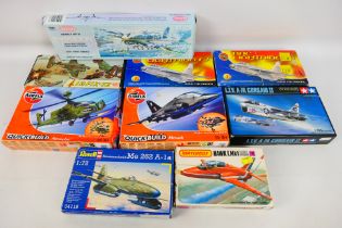 Airfix - Tamiya - Guillow's - Revell - A collection of boxed model kits including BAC Lightning F3