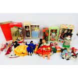 Peggy Nisbet - Myfanwy - Muster - A collection of over 15 mixed plastic dolls.
