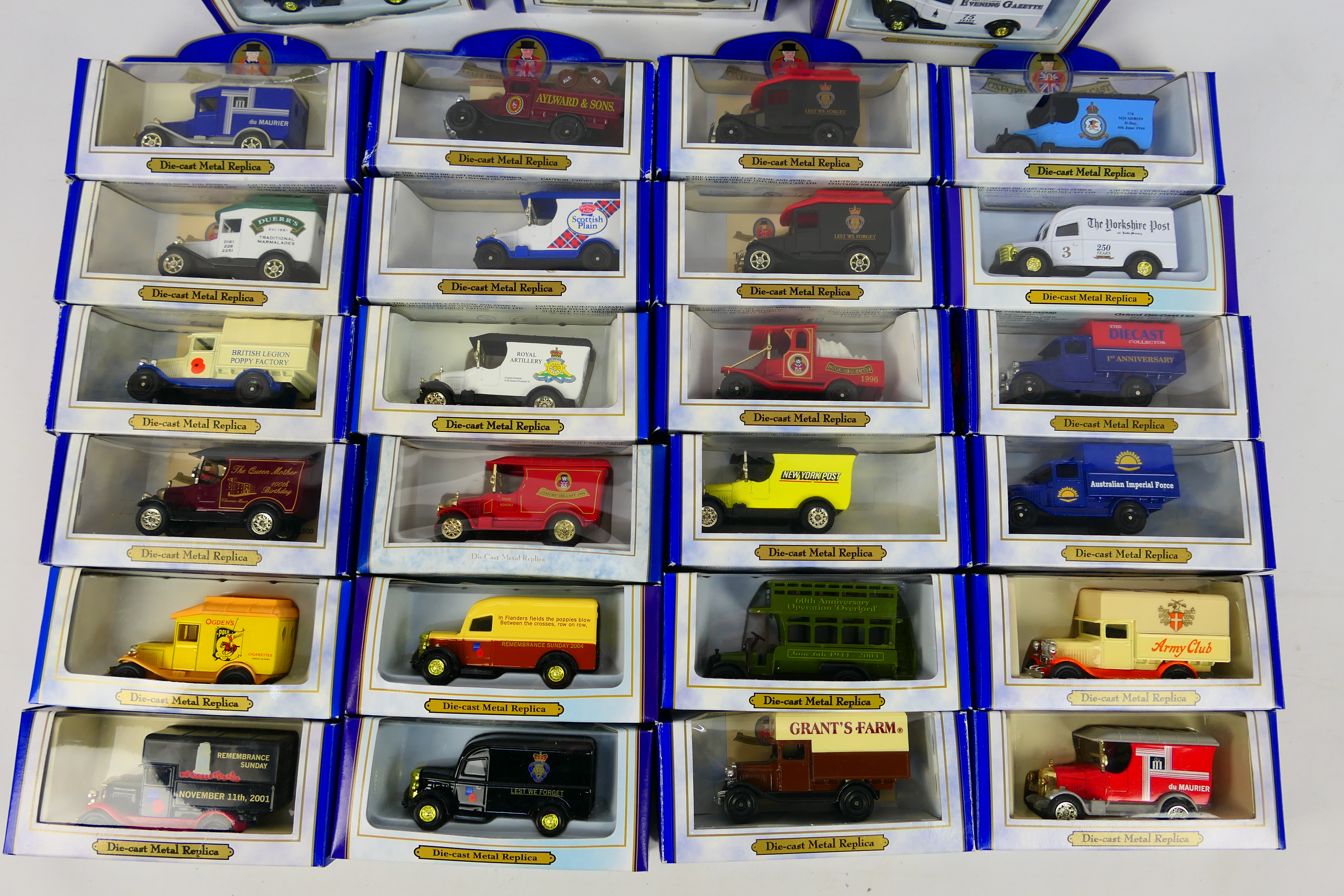 Oxford Diecast - A collection of 30 Diecast Metal replica vehicles including Australian Imperial - Image 2 of 3