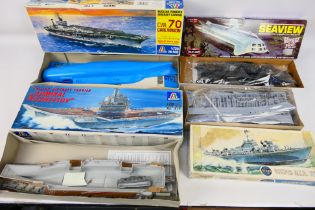 Airfix - Italeri - Polar Lights - 4 x boxed model kits, a Vosper M.T.