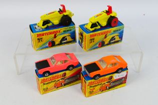 Matchbox Superfast - Four boxed Matchbox Superfast diecast model vehicles.
