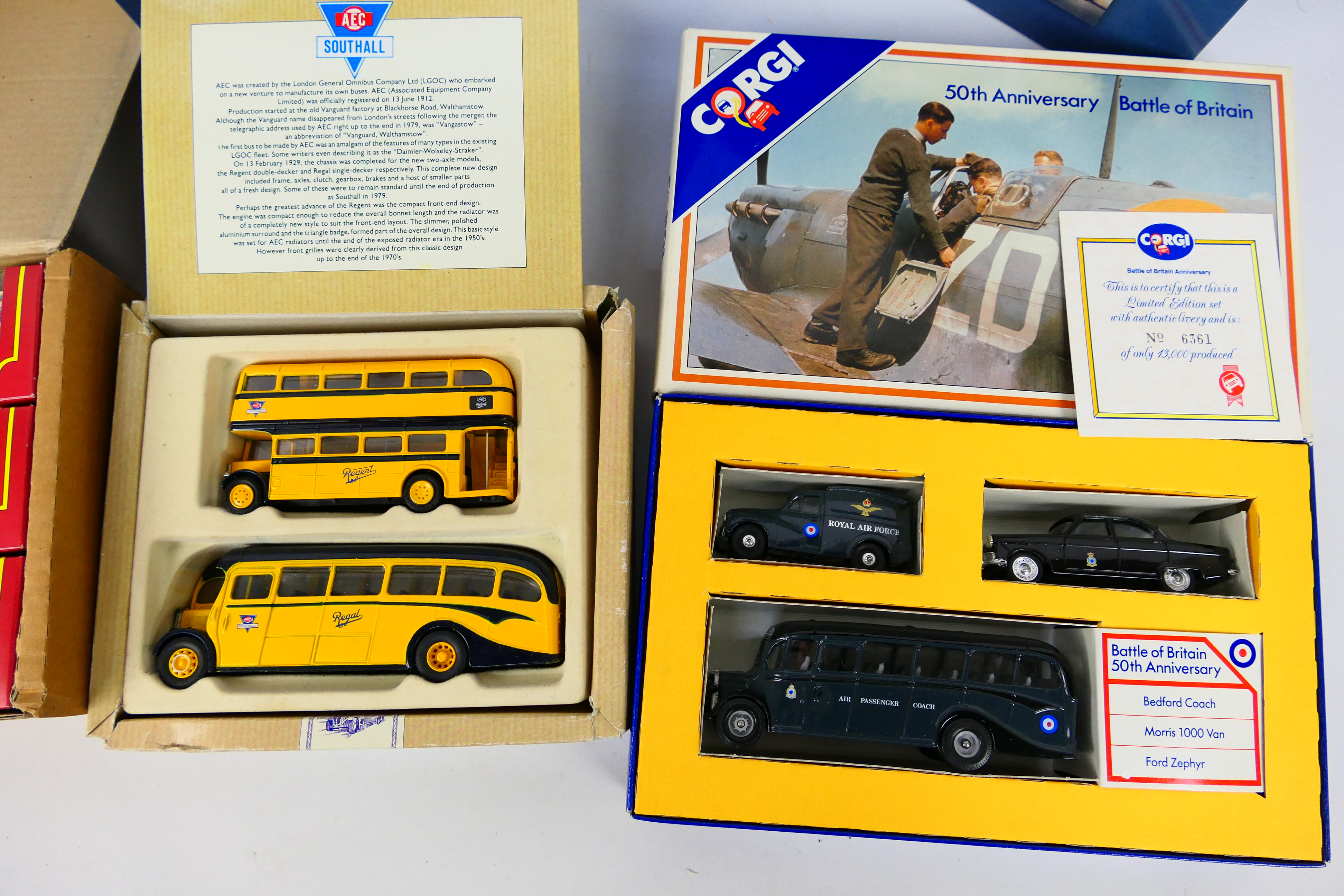 Corgi - 3 x sets of vehicles and a box Milestones Of Flight 8 x DVD set. - Image 4 of 4