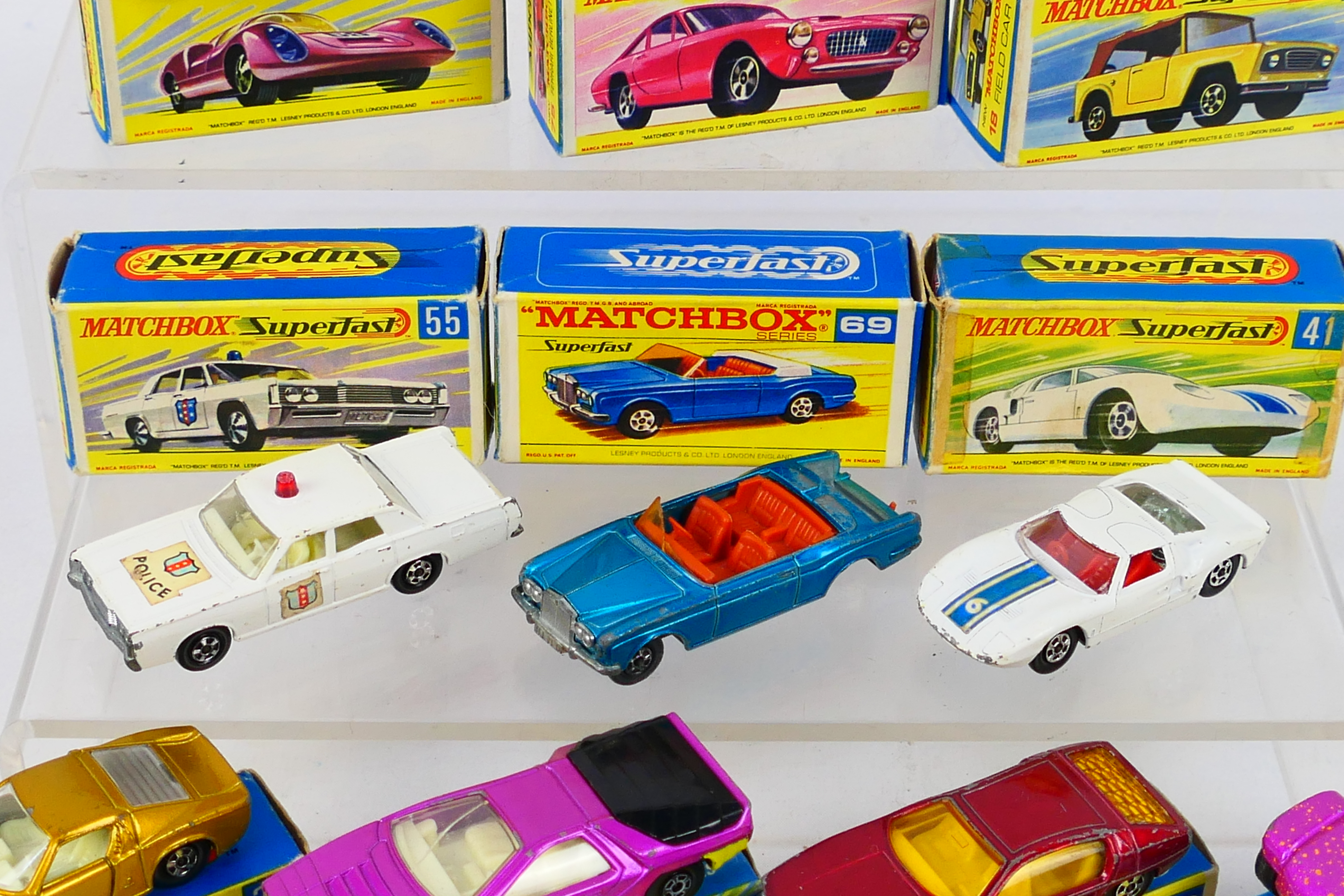 Matchbox - Superfast - 10 x boxed models including, Lamborghini Miura # 33, Ferrari Berlinetta # 75, - Image 3 of 10