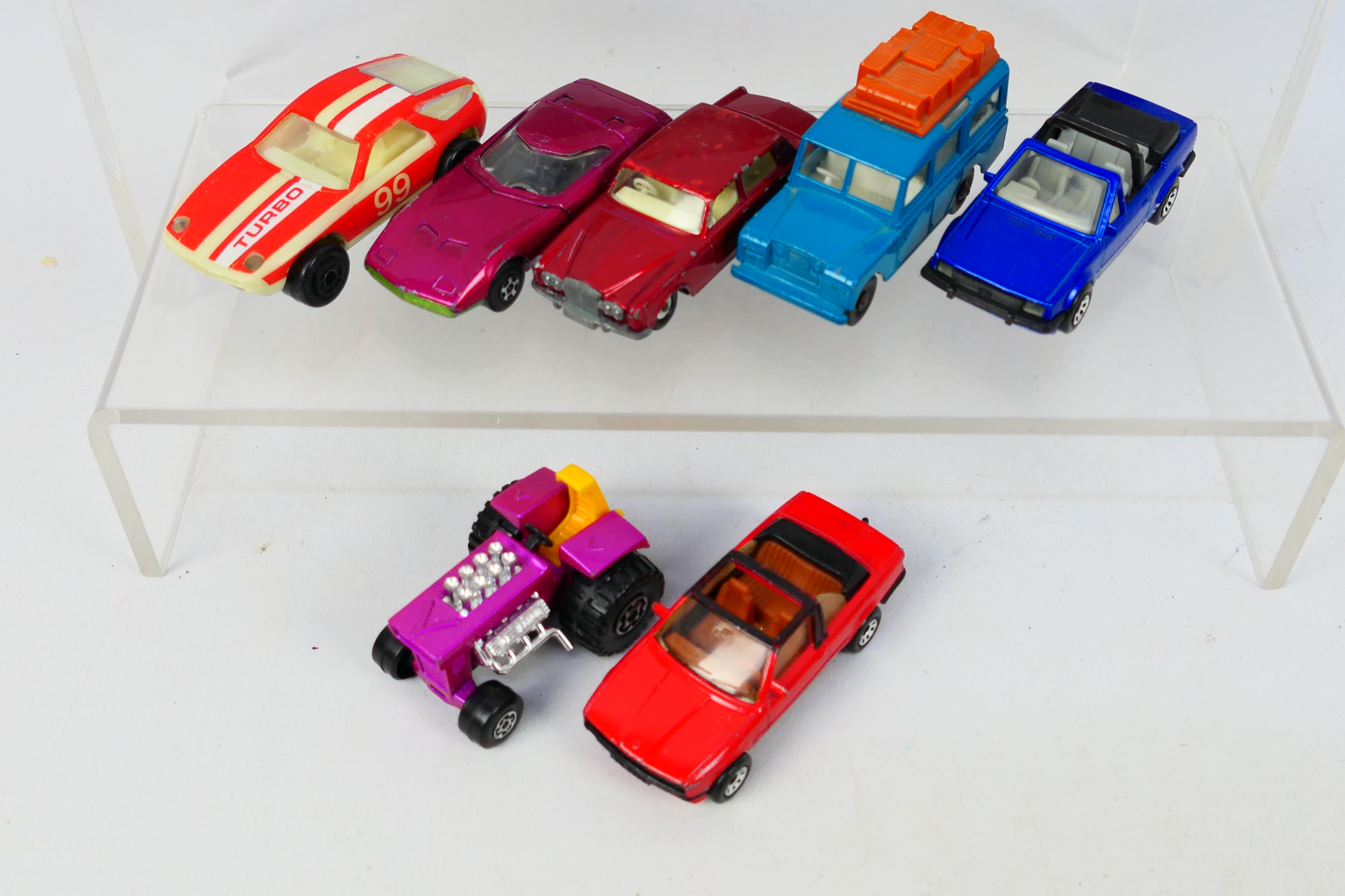 Matchbox - A plastic Matchbox carry case containing 24 mainly Matchbox Superfast diecast model - Image 6 of 8