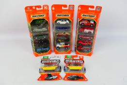 Matchbox - Three multi-packs of diecast matchbox cars each containing five vehicles in near-mint