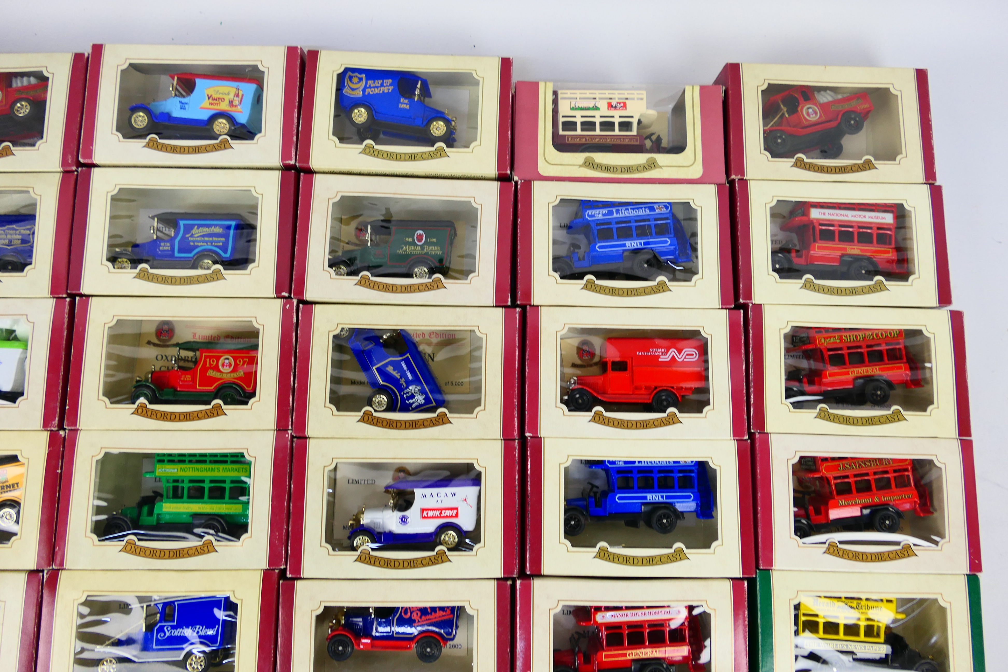 Oxford Diecast - A collection of 30 Oxford Diecast Metal vehicles including National Grid, Charles, - Image 5 of 5