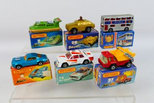 Matchbox Superfast - Six boxed Matchbox Superfast diecast model vehicles.