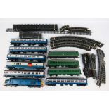 Hornby - A collection of OO gauge locomotives, coaches and track sections.