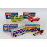 Matchbox - Superfast - 4 x boxed models, Dodge Challenger # 1, Rescue Hovercraft # 2,