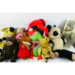 Wendy Boston - Pedigree - Chiltern - A group of vintage teddy bears including a Wendy Boston Basil
