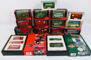 EFE - A boxed fleet of 15 EFE 1:76 scale diecast model buses.
