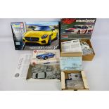 Airfix - Monogram - Revell - Mini Racing - 4 x boxed models kits,