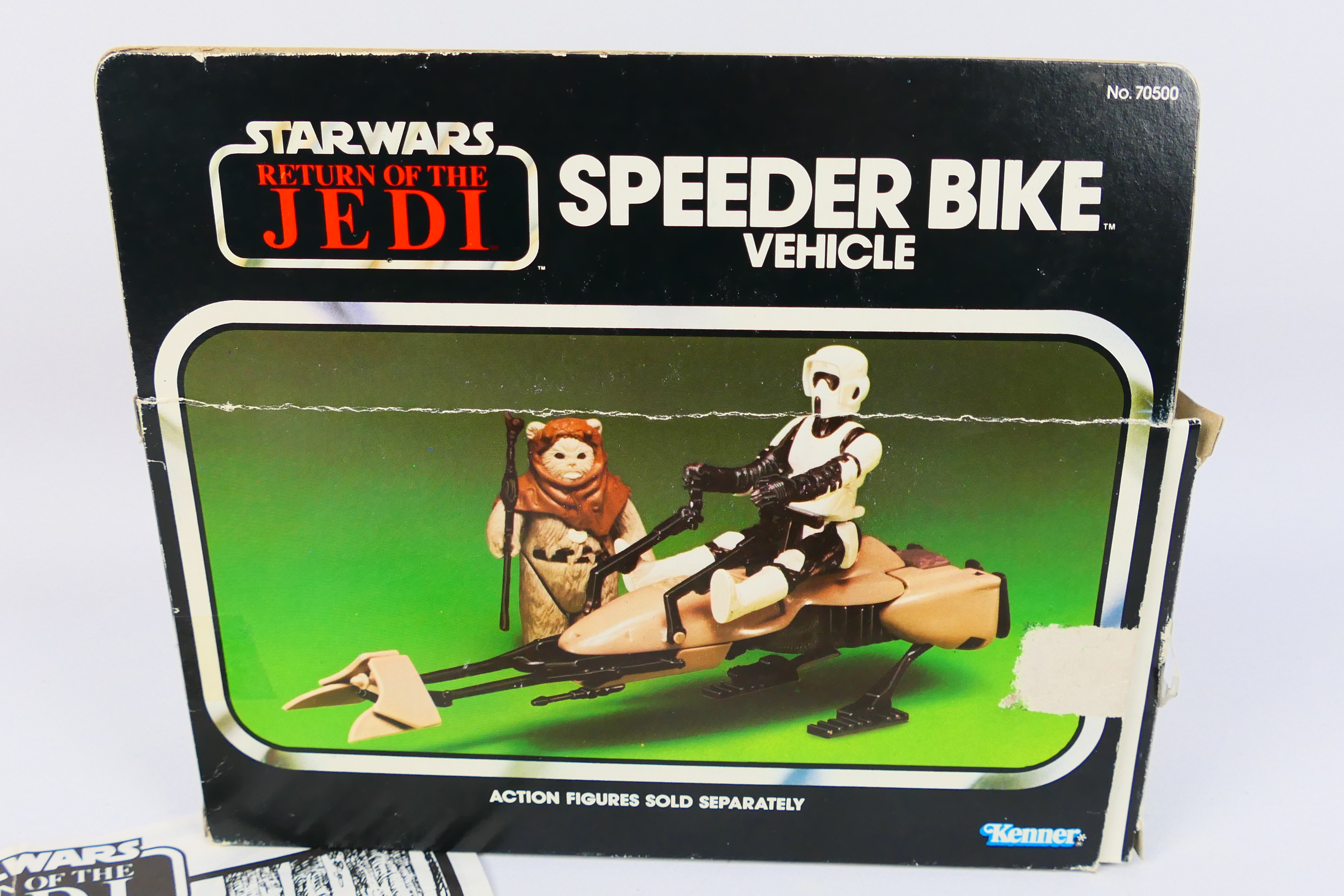 Star Wars - Kenner - A boxed Star Wars ROTJ Speeder Bike. - Bild 8 aus 8