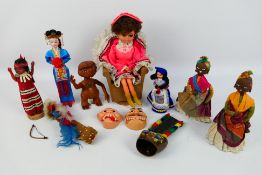 Gigantor - Other - A group of figures,dolls and finger puppets including a vintage E.T.