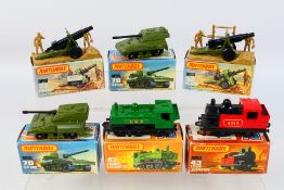 Matchbox - 6 x boxed models including Steam Locomotive # 43, Pannier Locomotive # 47,
