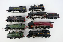 Hornby Dublo - Hornby - A group of eight OO gauge steam locomotives.
