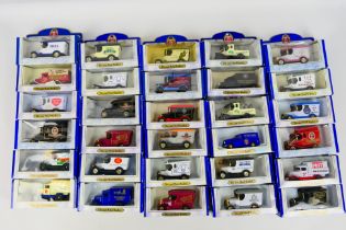 Oxford Diecast - A collection of 30 Oxford Diecast Metal vehicles including Queen Elizabeth II