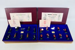 W Britain - Diecast - A pair of limited edition diecast figurine sets including #5191 10 piece