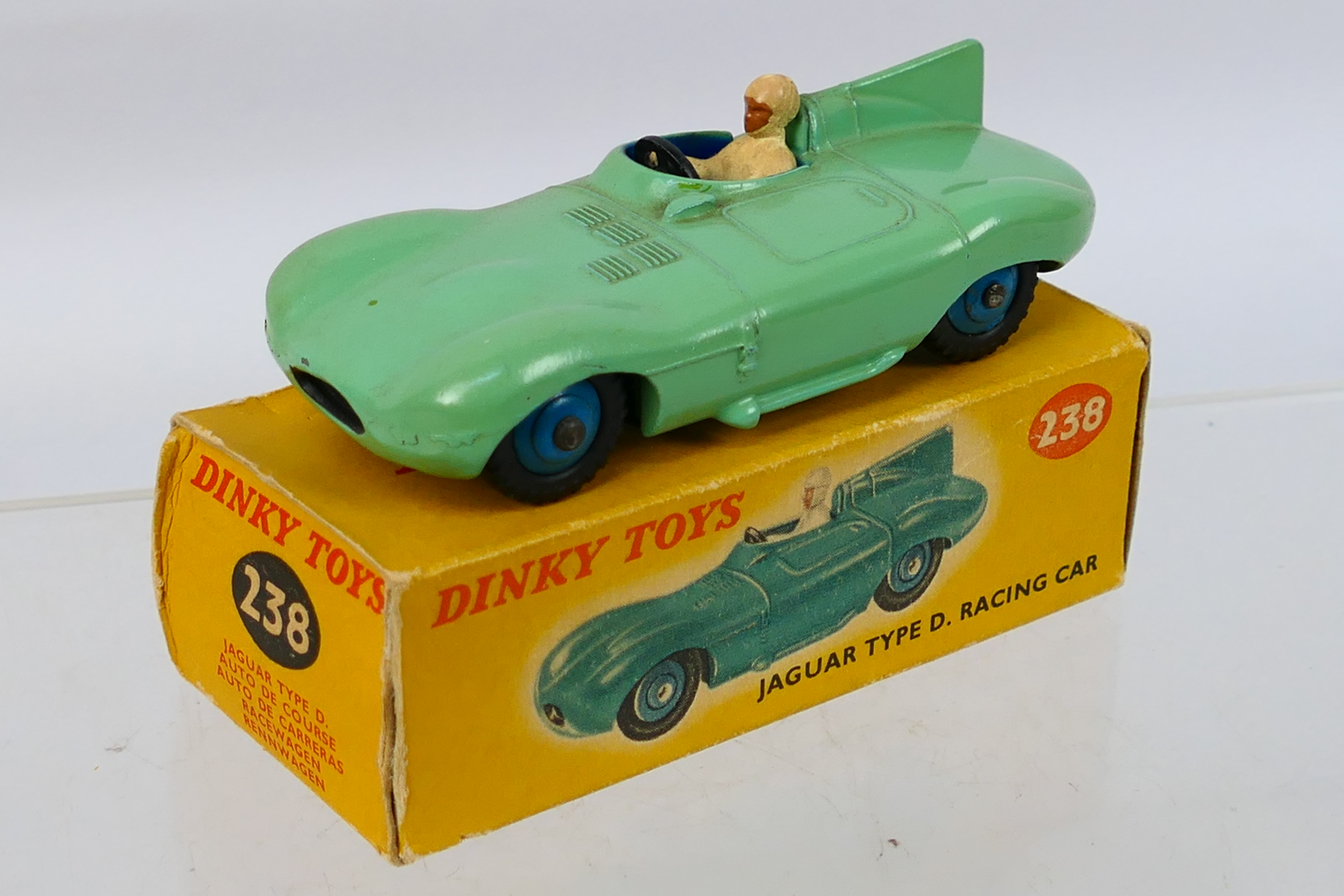 Dinky - A boxed Jaguar D Type # 238.