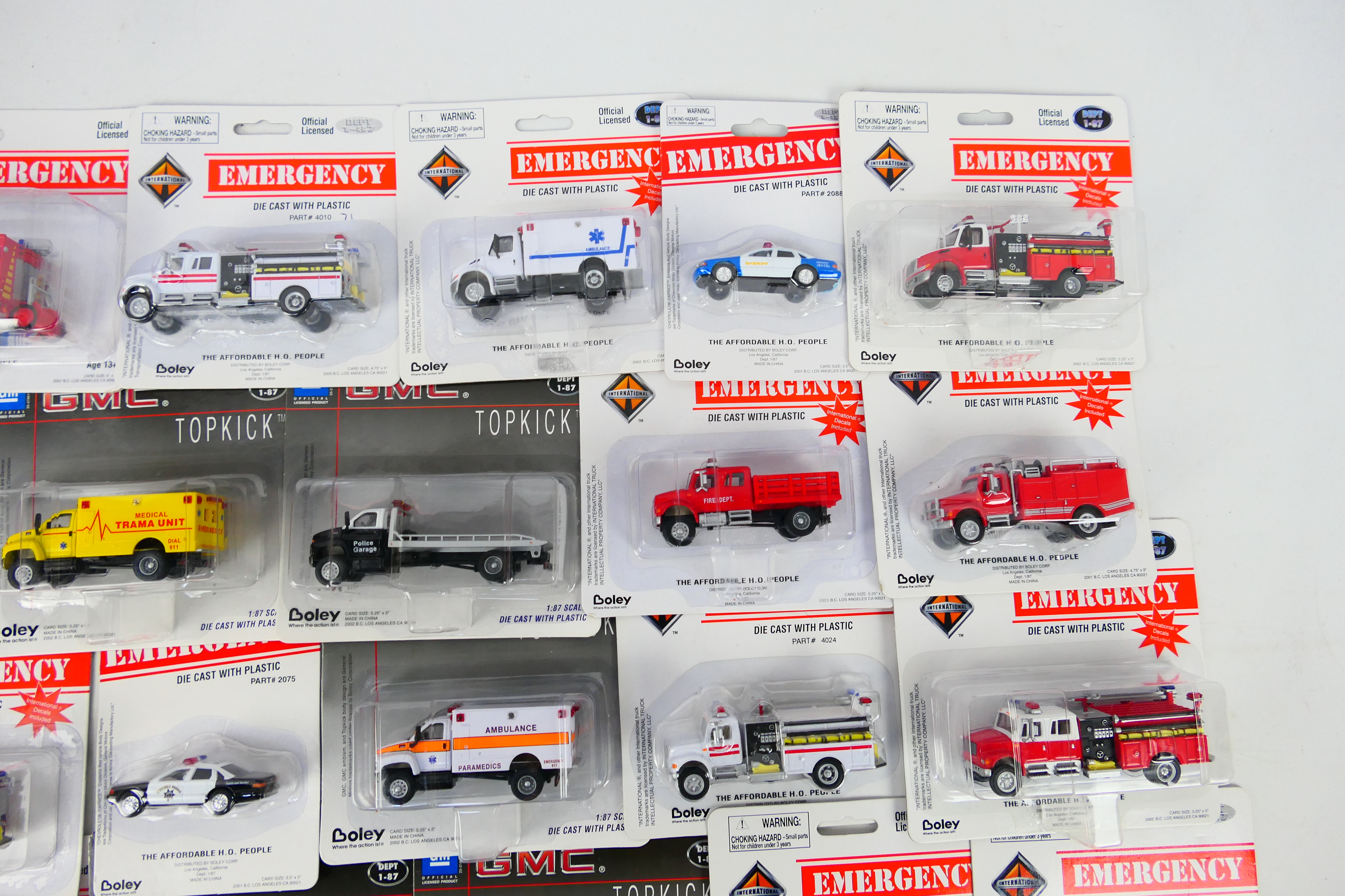 Boley - Diecast - Blister - An assortment of 20 1/87 scale U.S. - Image 3 of 5