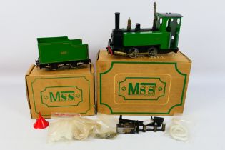 MSS (The Model Steam Specialist) - A boxed MSS G Gauge 0-4-0 steam tank locomotive,