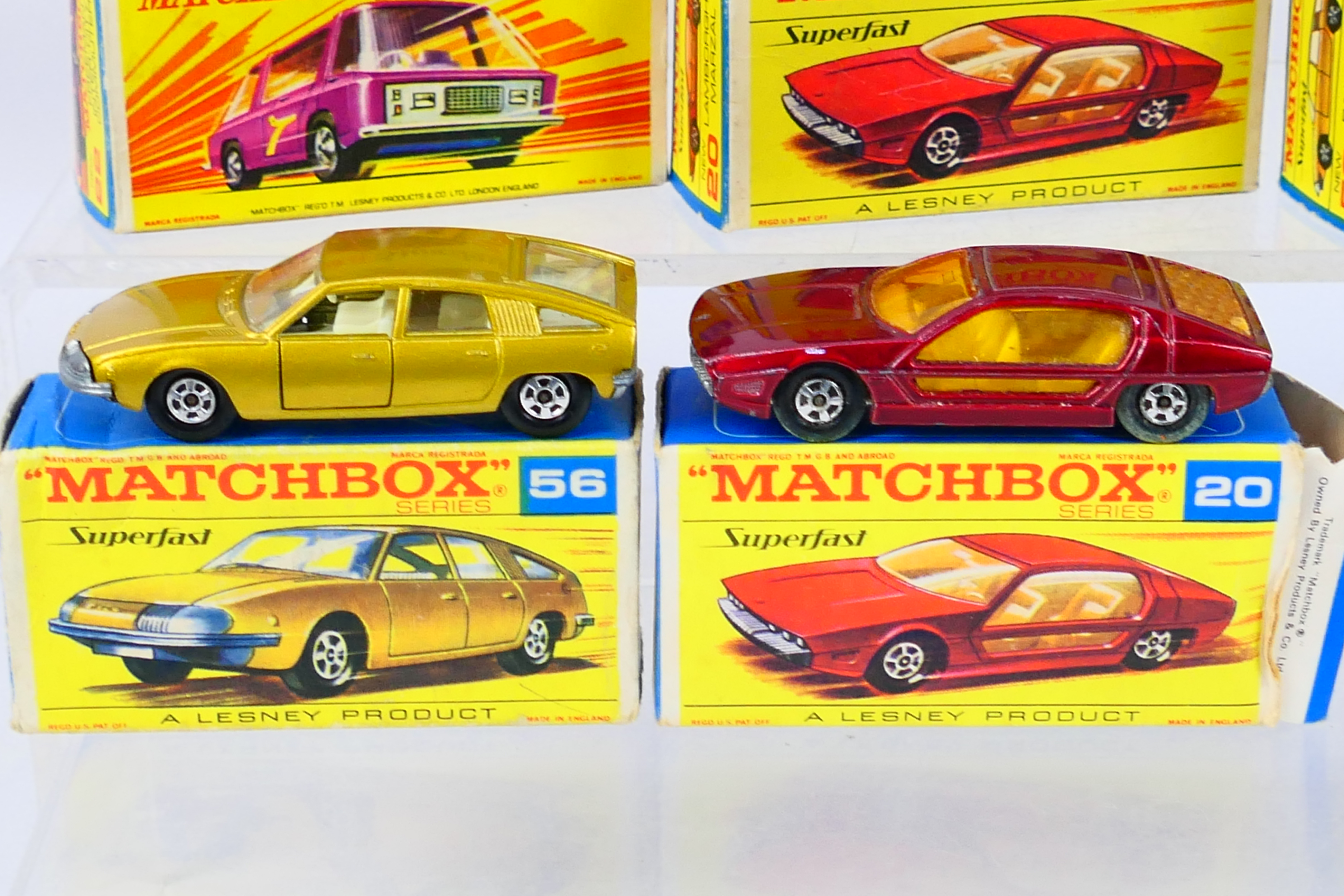 Matchbox - Superfast - 6 x boxed models, Lamborghini Marzal # 20 x 2, - Image 4 of 6