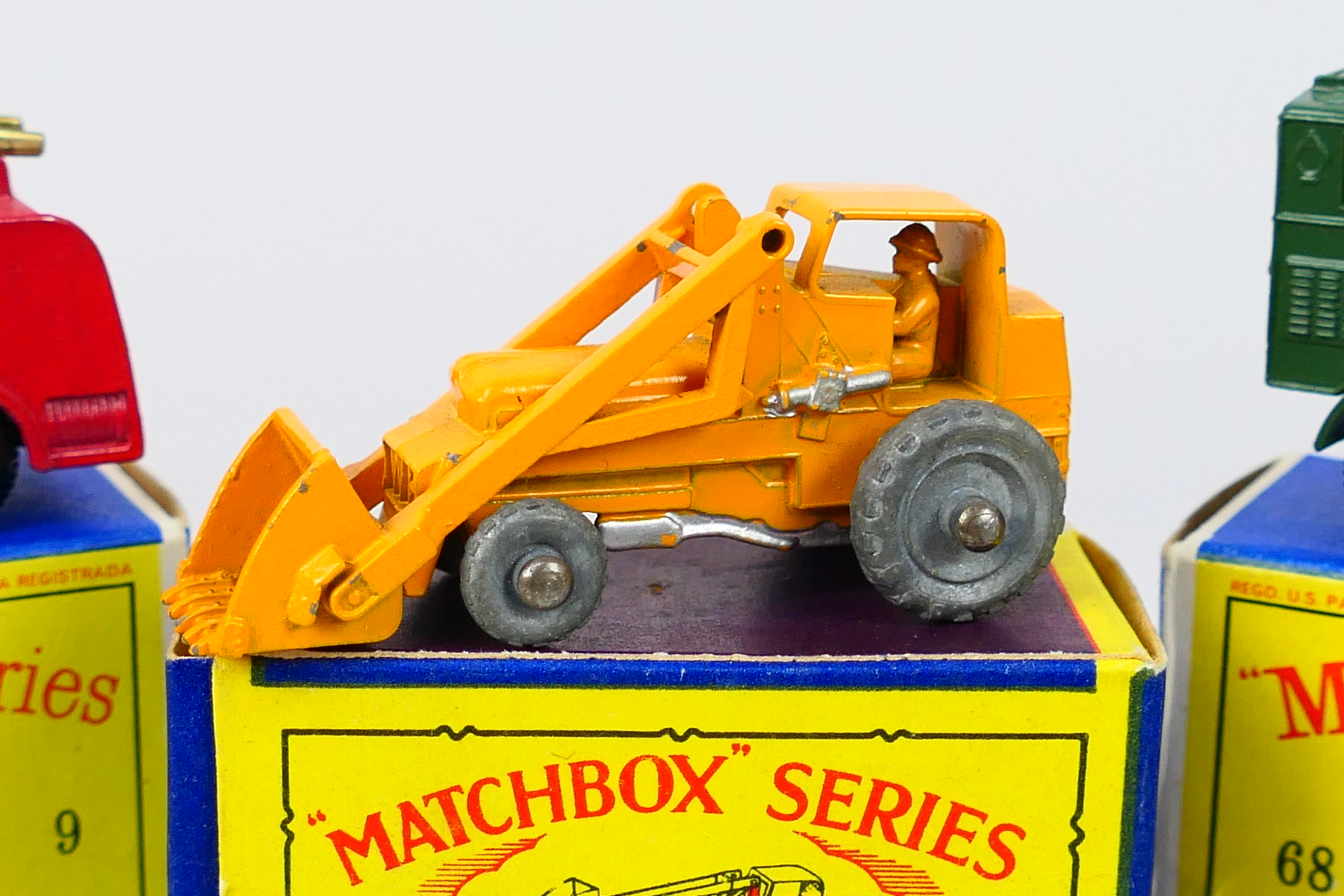 Matchbox - 3 x boxed models, Merryweather Marquis Fire Engine # 9, Weatherill Hydraulic Loader # 24, - Image 2 of 6