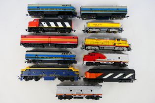 Bachmann - Tempo - Tri-ang - Other - An unboxed group of HO gauge Noreth American diesel