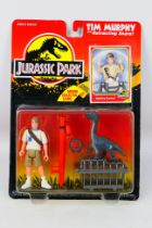 Kenner - Jurassic Park - A 1993 (Series 1) Blister packed figure of Tim Murphy with Retracting